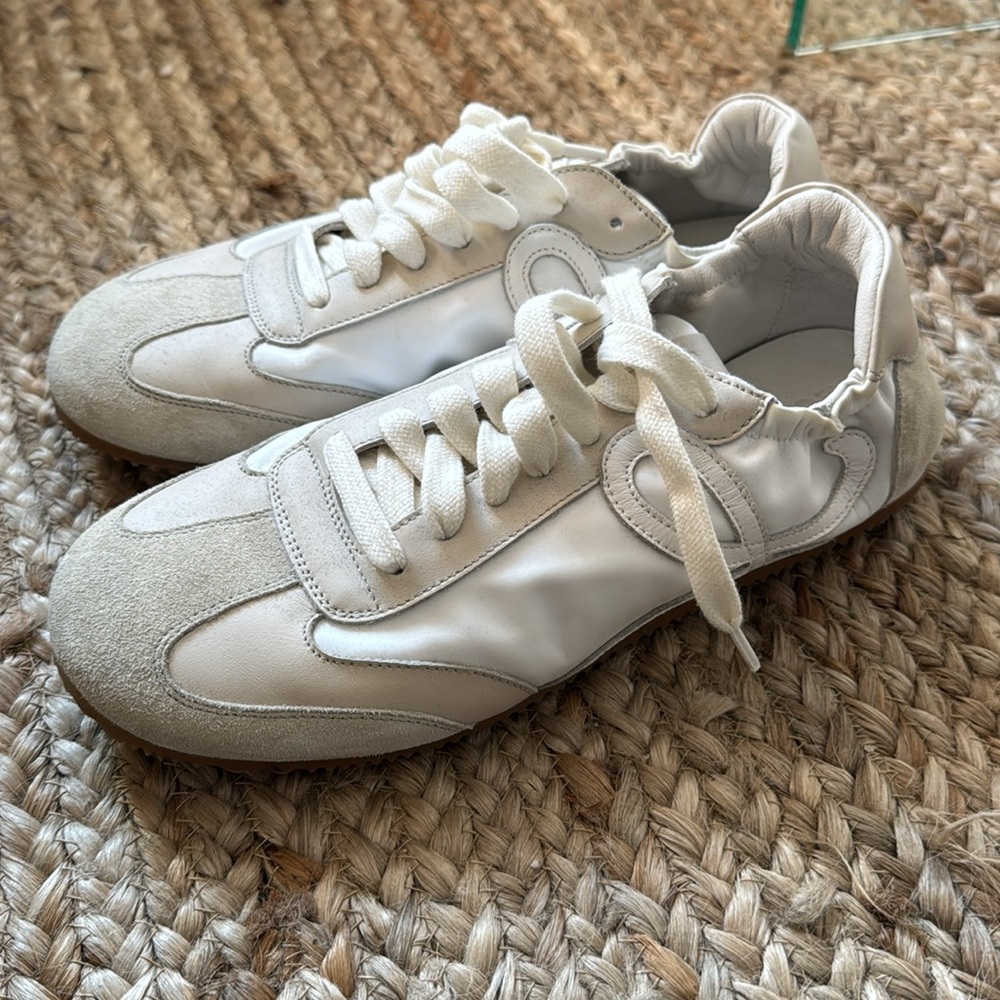 Loewe Ballerina Runner Sneaker | White & Beige | Like New